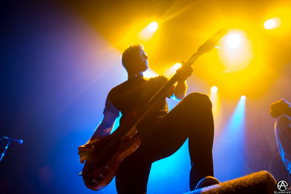 Josh Woodard of A Day To Remember live in Tilburg, Netherlands