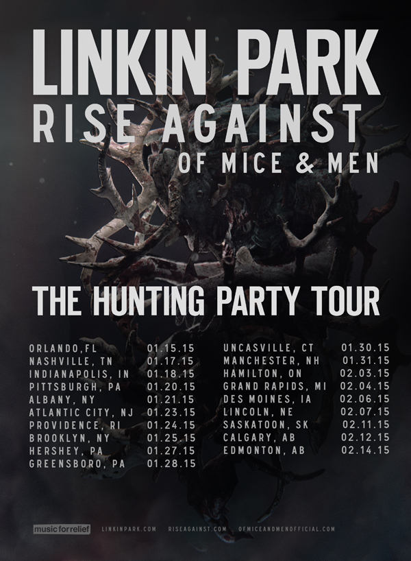 The Hunting Party Tour Dates