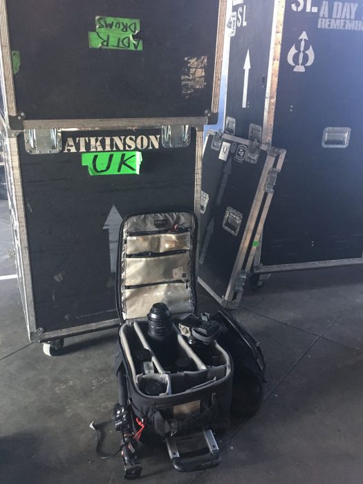 Tour Photographer in Europe: My gear on stage, grab and go setup thanks to Think Tank